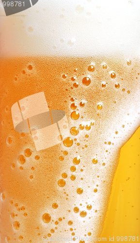 Image of close up of beer