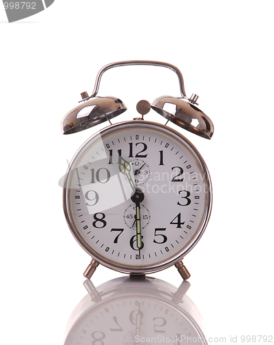 Image of Alarm clock on white