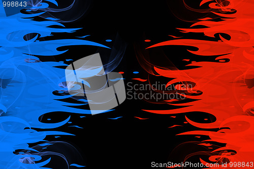 Image of Abstract background of colorful flame