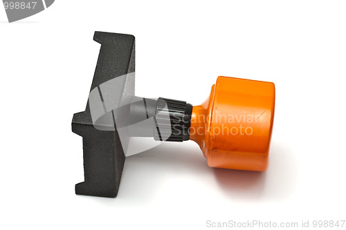 Image of A rubber stamp isolated on white