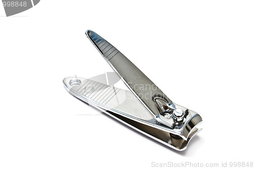 Image of nail clippers isolated on white