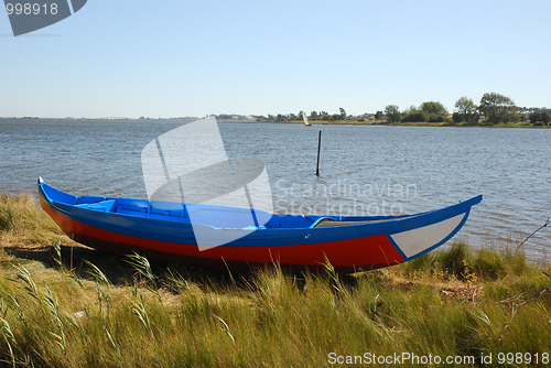 Image of Colorful fishing boat