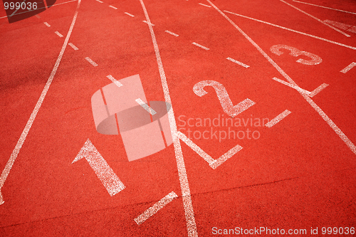 Image of start of running track