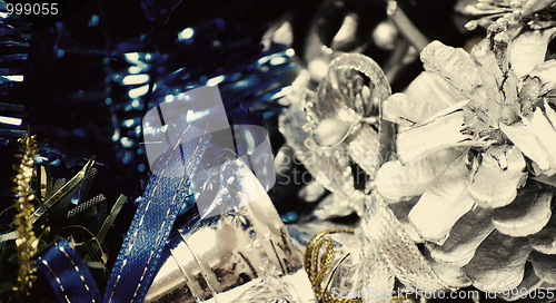 Image of Christmas and New Year decorations   