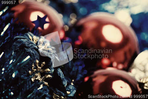 Image of Christmas and New Year decorations   