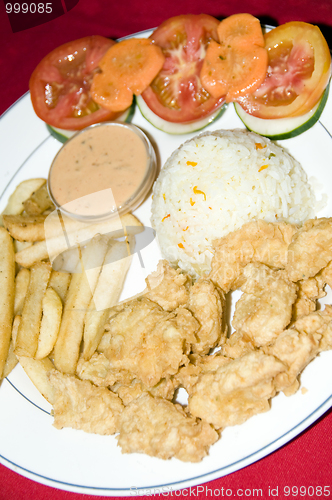 Image of filet of fish breaded nicaragua