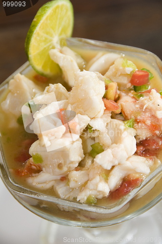 Image of lobster ceviche Nicaragua