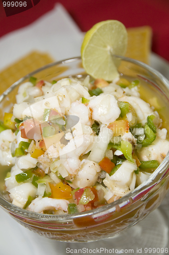 Image of mixed seafood ceviche Nicaragua