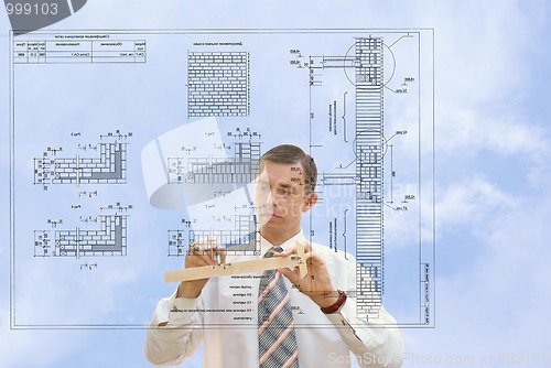 Image of designing technology in construction