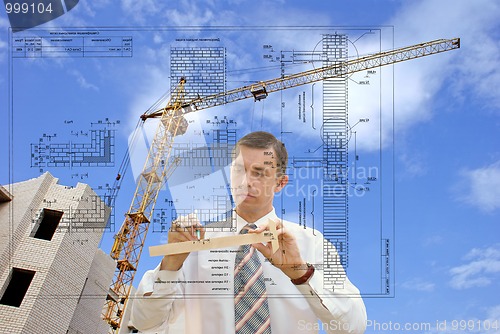 Image of designing technology in construction