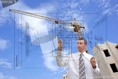 Image of designing technology in construction