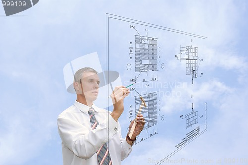 Image of designing technology in construction