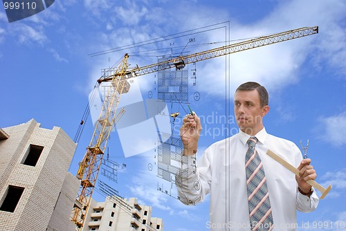 Image of designing technology in construction