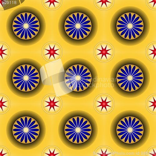 Image of Golden seamless pattern