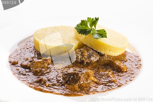 Image of Polenta with goulash