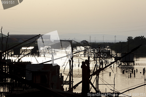 Image of old fishing nets, Montenegro