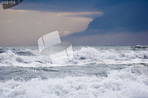 Image of storm at sea