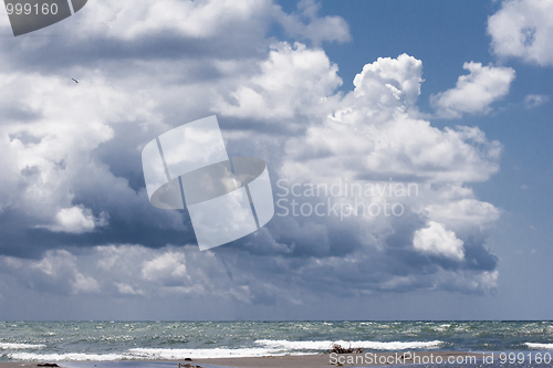 Image of storm at sea