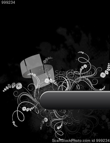 Image of Floral grunge frame
