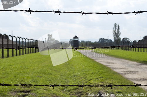 Image of Auschwitz Birkenau concentration camp.