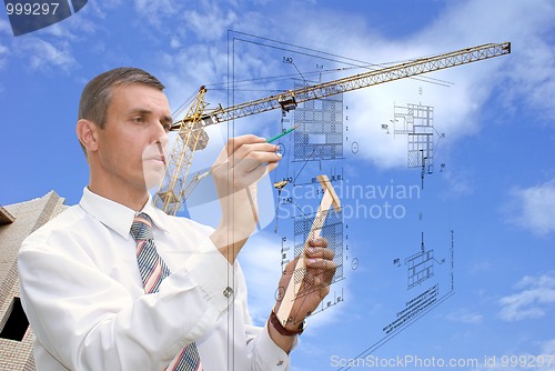 Image of designing technology in construction