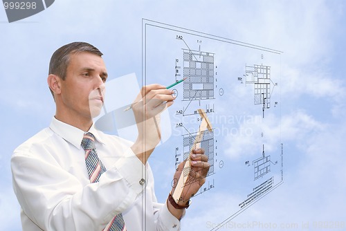 Image of designing technology in construction