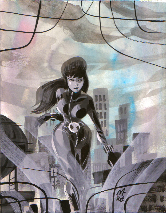 El arte de Scott Morse 3 Viuda Negra - Scott-Morse