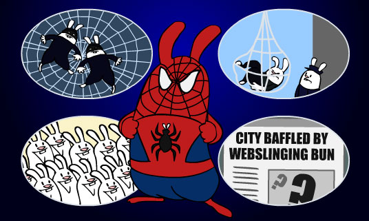 conejos-spiderman conejos-spiderman