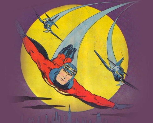 Detalle portada Captain Midnight