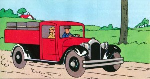 Ford1930-tintin El automóvil en Tintín