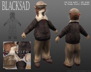 blacksad_3D_model_by_thorcx Blacksad en 3D