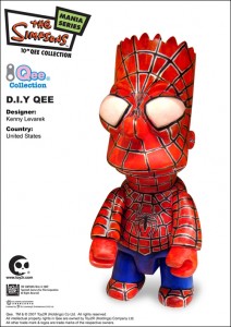 spider-bart2 Figuras de Los Simpson customizadas 2