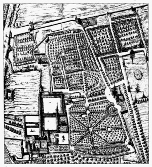 retiro-plano El Buen Retiro: de sus origenes a 1621 2