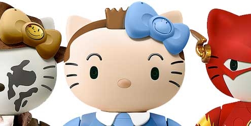 Personajes de cómic a lo Hello Kitty 1