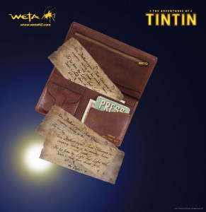 Replica de la Cartera de Tintin Replica de la Cartera de Tintin