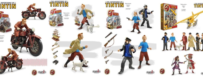 Anunciados más productos de la película "Las aventuras de Tintín" 1 figuras-plastoy