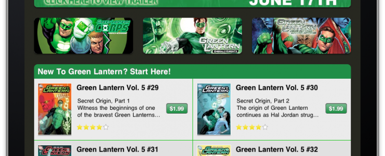 DC Comics lanza la aplicación de Green Lantern para iPhone y iPad 1 DC Comics lanza la aplicación de Green Lantern para iPhone y iPad 1