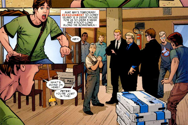 Ghostbusters en Spiderman Ghostbusters en Spiderman