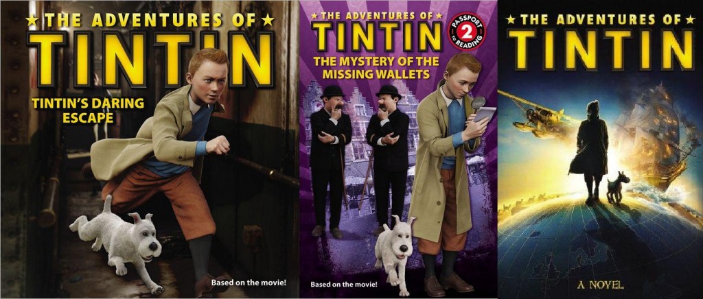 Libros de la pelicula de Tintín Libros de la pelicula de Tintín