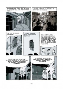 Página de Crónicas de Jerusalem de Guy Delisle Página de Crónicas de Jerusalem de Guy Delisle