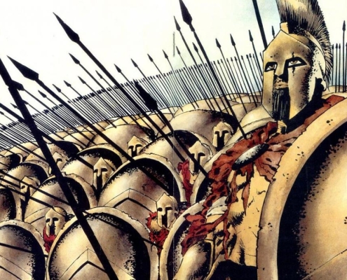 Xerxes. La caída de la casa de Darío y el ascenso de Alejandro # 1, de Frank Miller 5 Viñeta 300 de Frank Miller