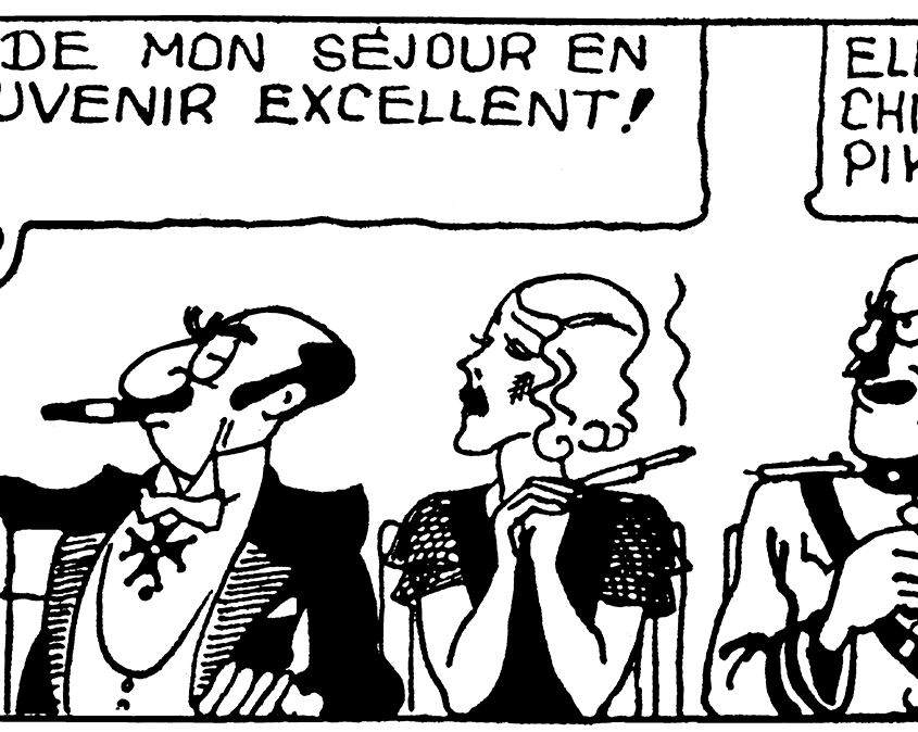 Del blanco y negro al arte total: el viaje de Tintín 3 Rastapopoulos