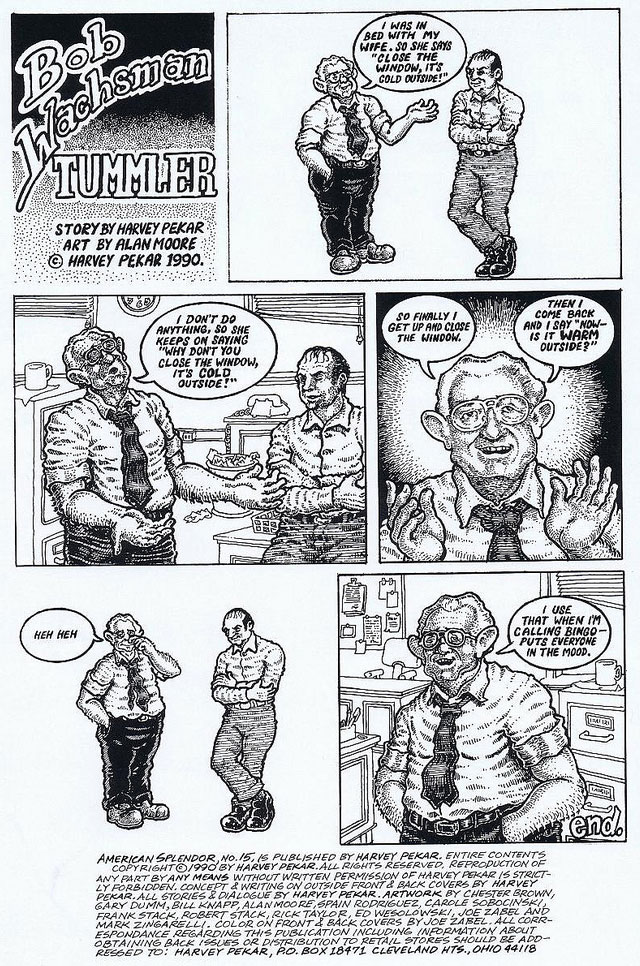 Alan Moore en American Splendor Alan Moore en American Splendor