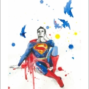 Depressed_Superman_grande Superhéroes deprimidos, por Lora Zombie 4
