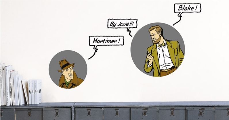 Sticker de Blake & Mortimer - 3 Sticker de Blake & Mortimer - 3