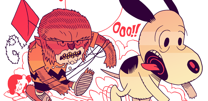 ¿Y si Charlie Brown fuera un Hombre Lobo?, por Dan Hipp 1 ¿Y si Charlie Brown fuera un Hombre Lobo?, por Dan Hipp 1