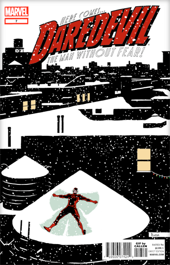 Daredevil 7 de Paolo Rivera animada por Kerry Callen Daredevil 7 de Paolo Rivera animada por Kerry Callen