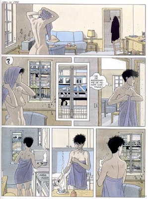 Página de Diario Azul de Andre Juillard Página de Diario Azul de Andre Juillard