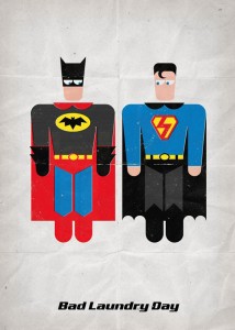 Superheroes Bad-Laundry Day por Goenetix - 1 Superheroes Bad-Laundry Day por Goenetix - 1