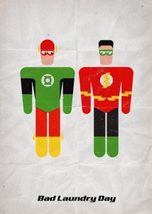 Superheroes Bad-Laundry Day por Goenetix - 3 Superheroes Bad-Laundry Day por Goenetix - 3